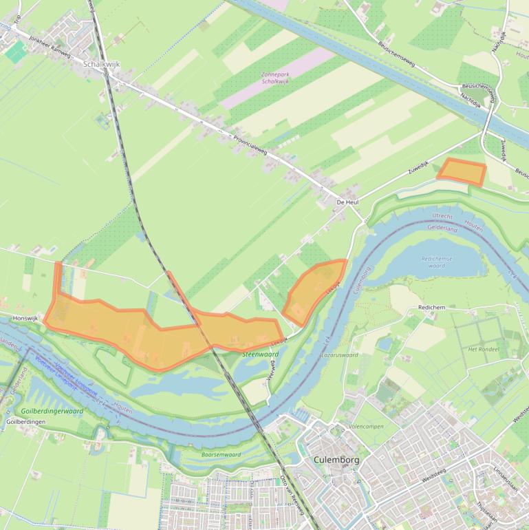 Kaart van postcodegebied 3998NH.