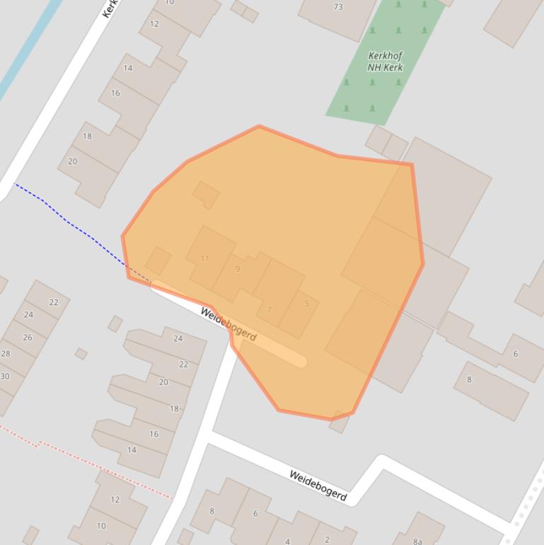 Kaart van postcodegebied 3999ML.