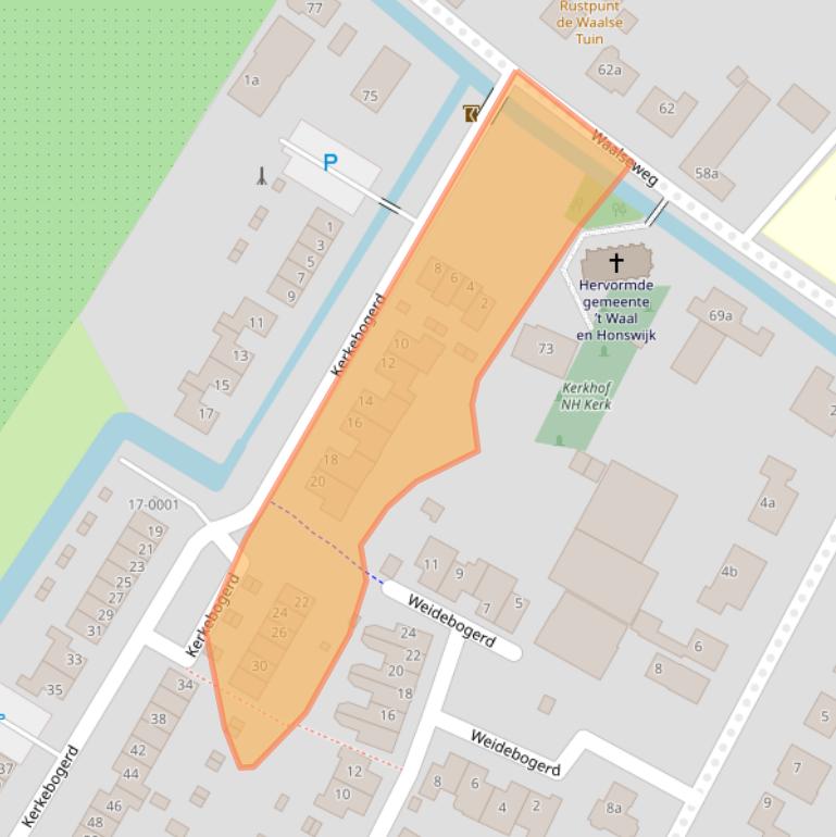 Kaart van postcodegebied 3999NL.