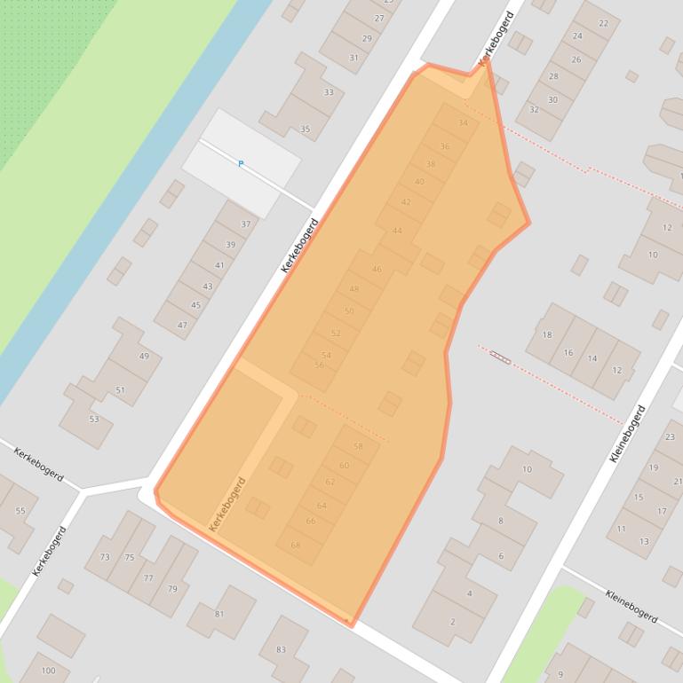 Kaart van postcodegebied 3999NM.