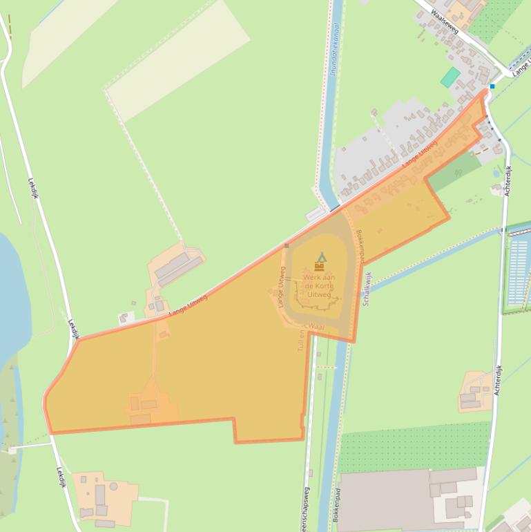 Kaart van postcodegebied 3999WL.