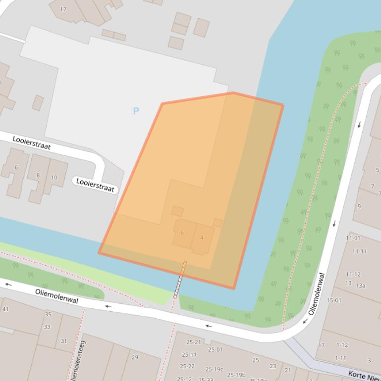 Kaart van postcodegebied 4001AX.