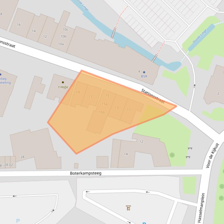 Kaart van postcodegebied 4001CC.