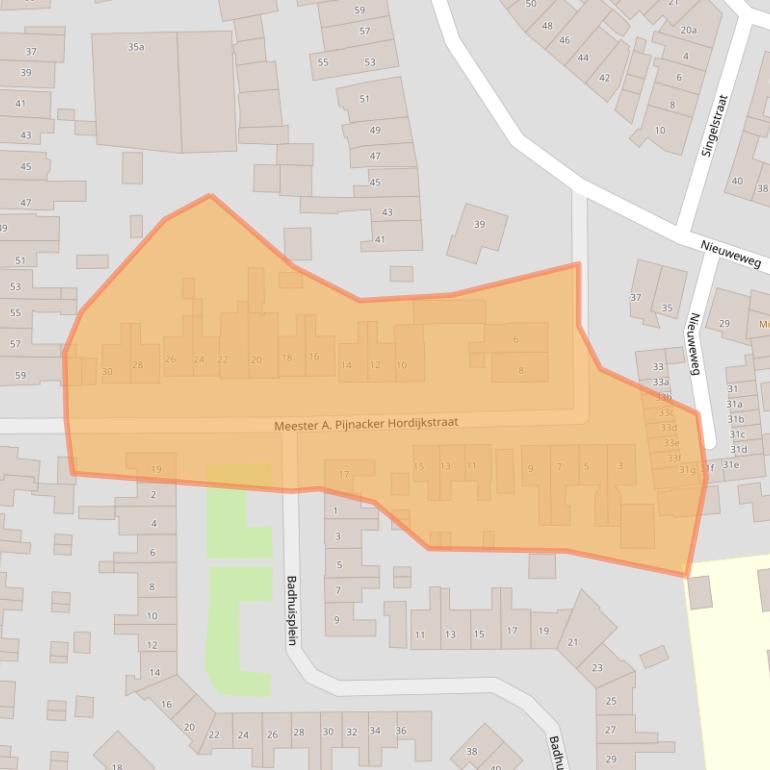 Kaart van postcodegebied 4001DH.