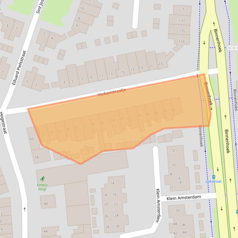 Kaart van postcodegebied 4001GC.