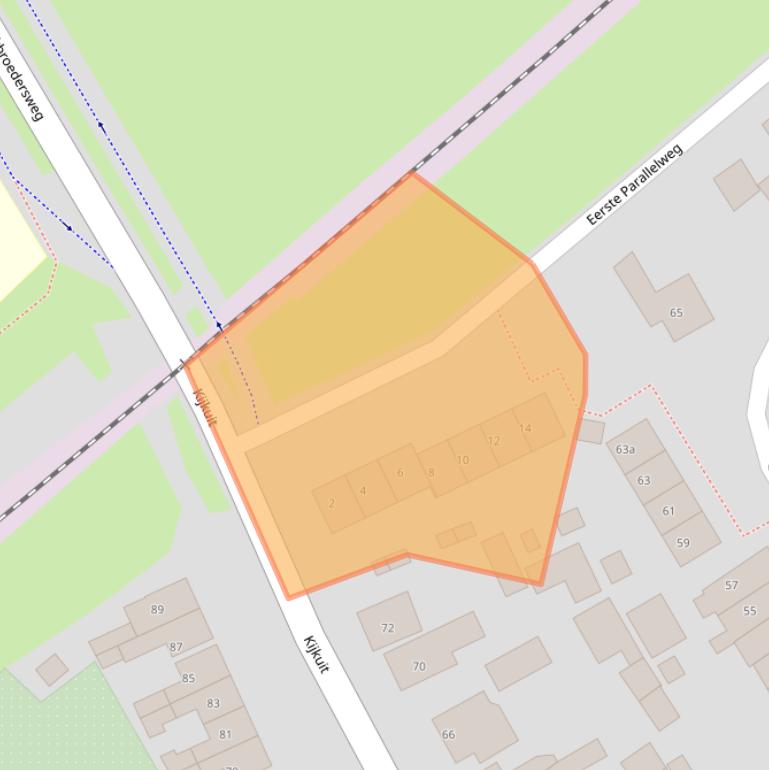 Kaart van postcodegebied 4001GV.