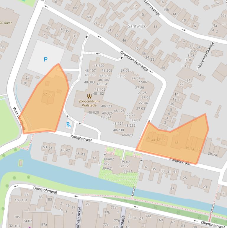 Kaart van postcodegebied 4001HD.