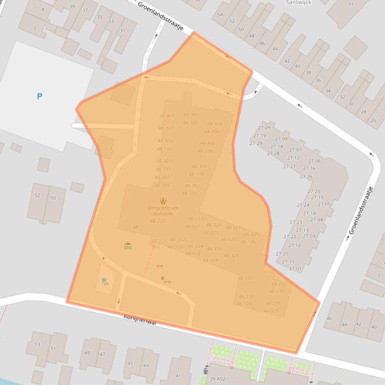 Kaart van postcodegebied 4001HE.