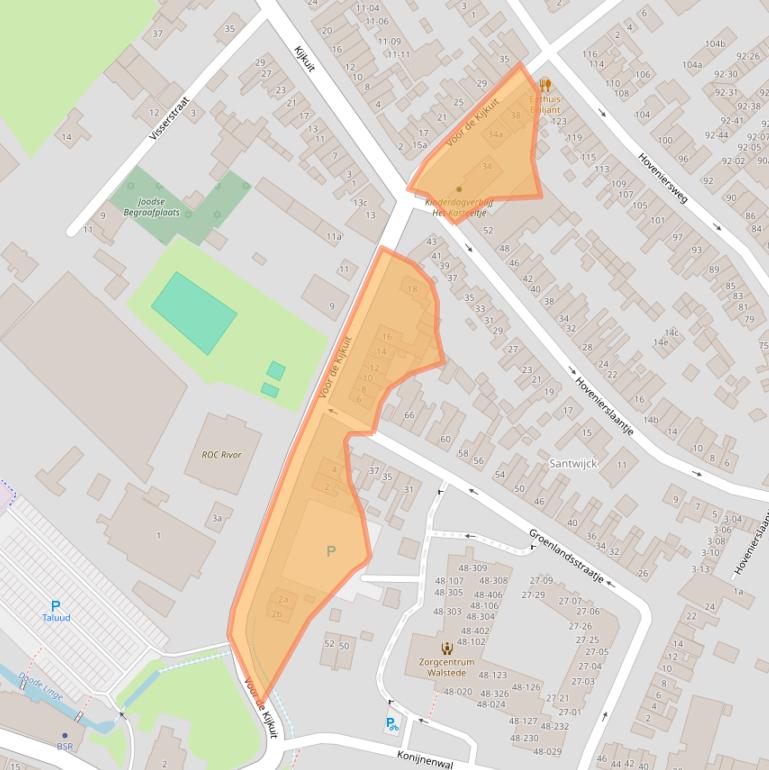 Kaart van postcodegebied 4001HH.