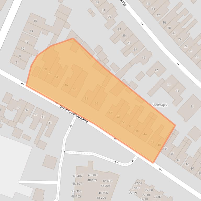 Kaart van postcodegebied 4001HM.