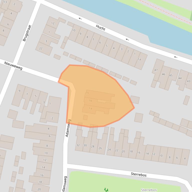 Kaart van postcodegebied 4001KC.