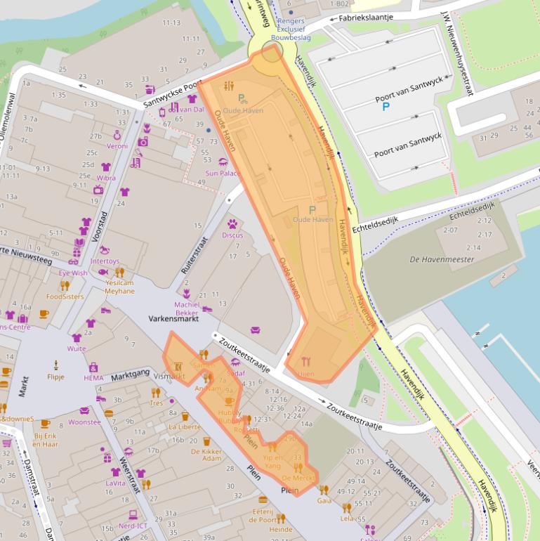 Kaart van postcodegebied 4001LG.