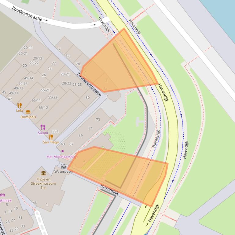 Kaart van postcodegebied 4001LK.