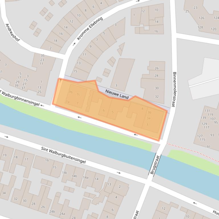 Kaart van postcodegebied 4001MH.
