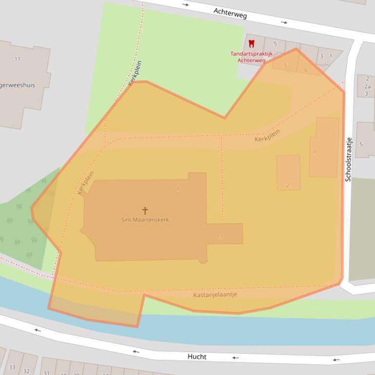 Kaart van postcodegebied 4001MX.