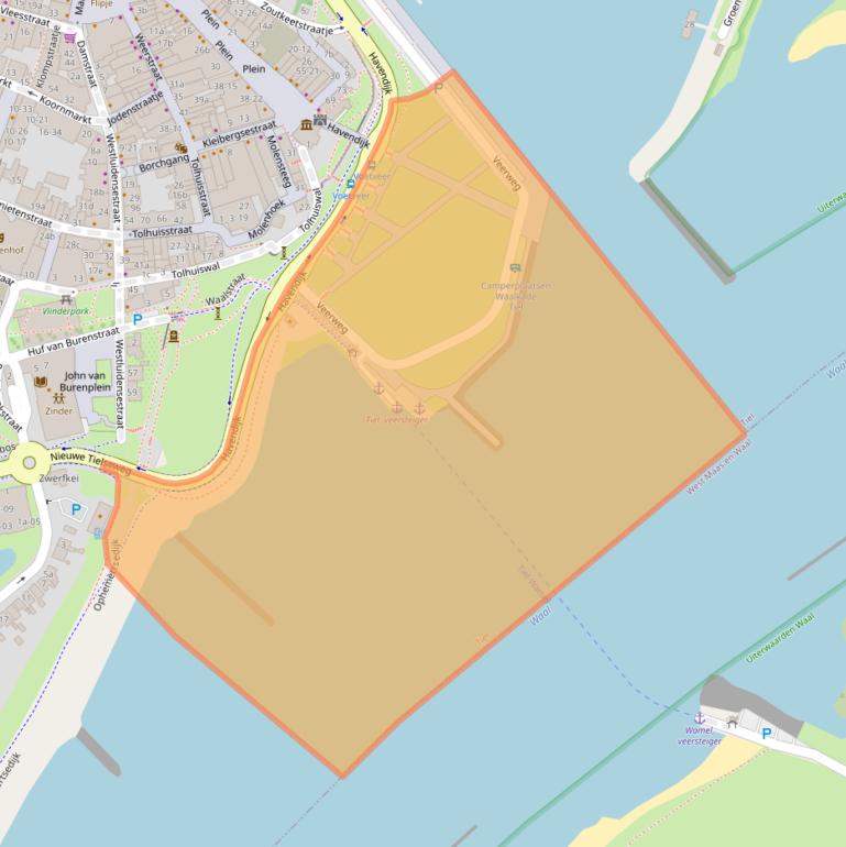 Kaart van postcodegebied 4001NJ.