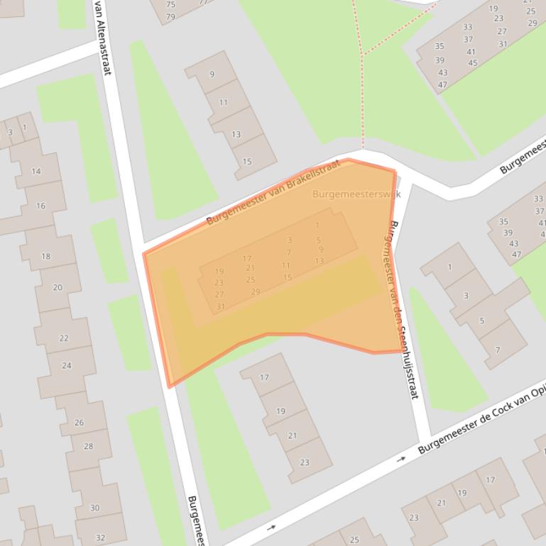 Kaart van postcodegebied 4001VD.