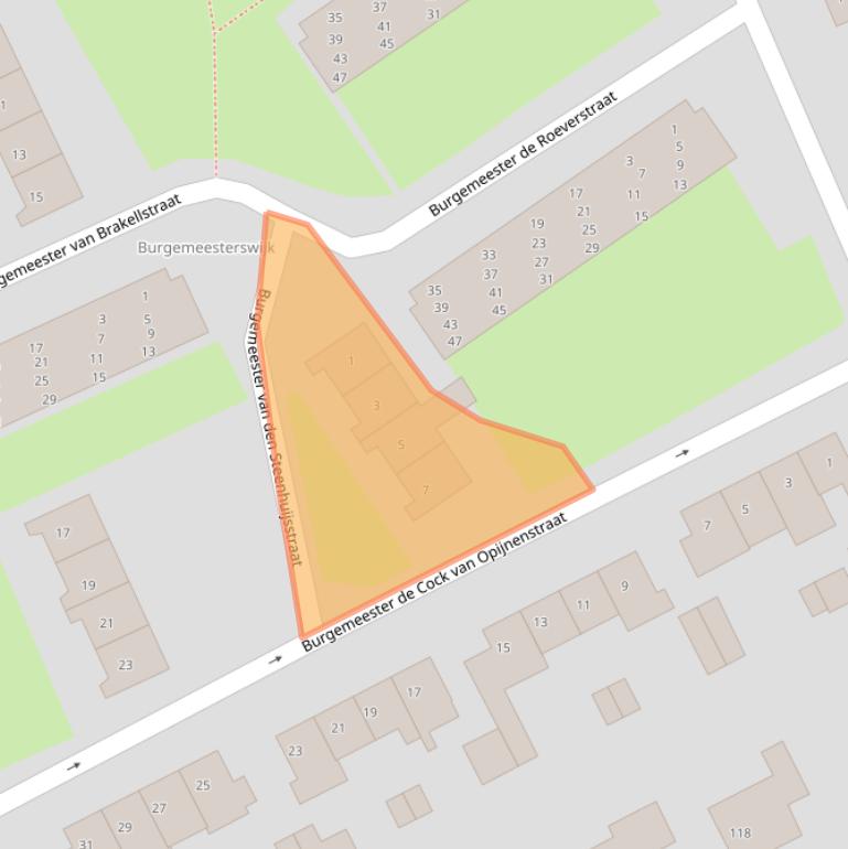 Kaart van postcodegebied 4001VM.