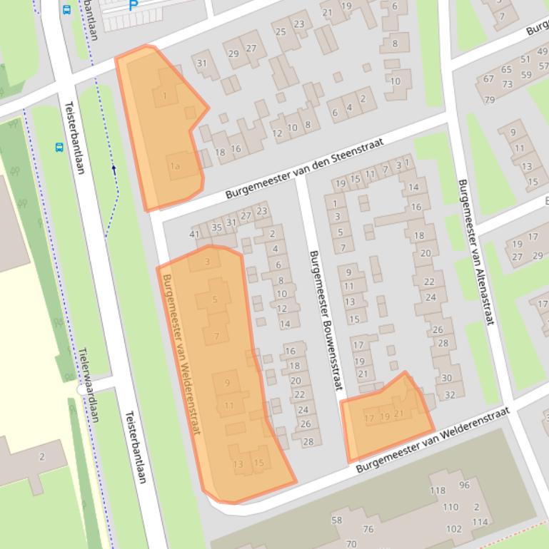 Kaart van postcodegebied 4001VN.