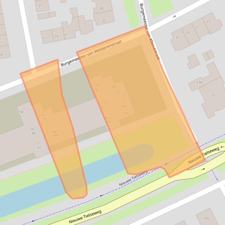 Kaart van postcodegebied 4001VR.