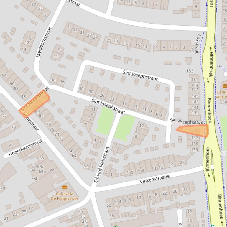 Kaart van postcodegebied 4001ZC.