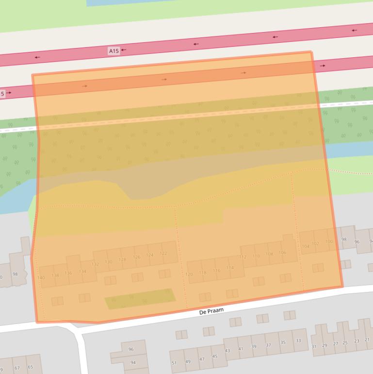 Kaart van postcodegebied 4002GH.