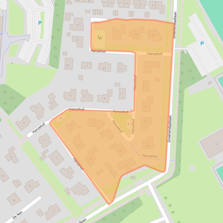 Kaart van postcodegebied 4002HD.