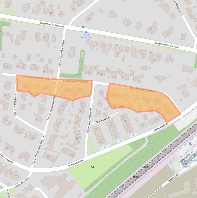 Kaart van postcodegebied 4002WH.