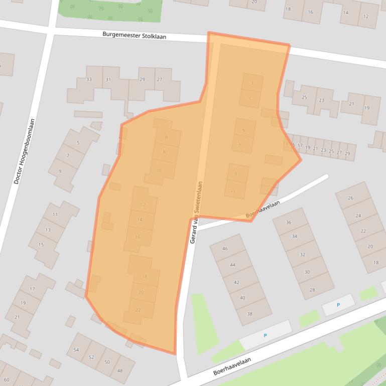 Kaart van postcodegebied 4002WK.