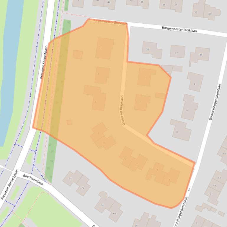 Kaart van postcodegebied 4002WN.