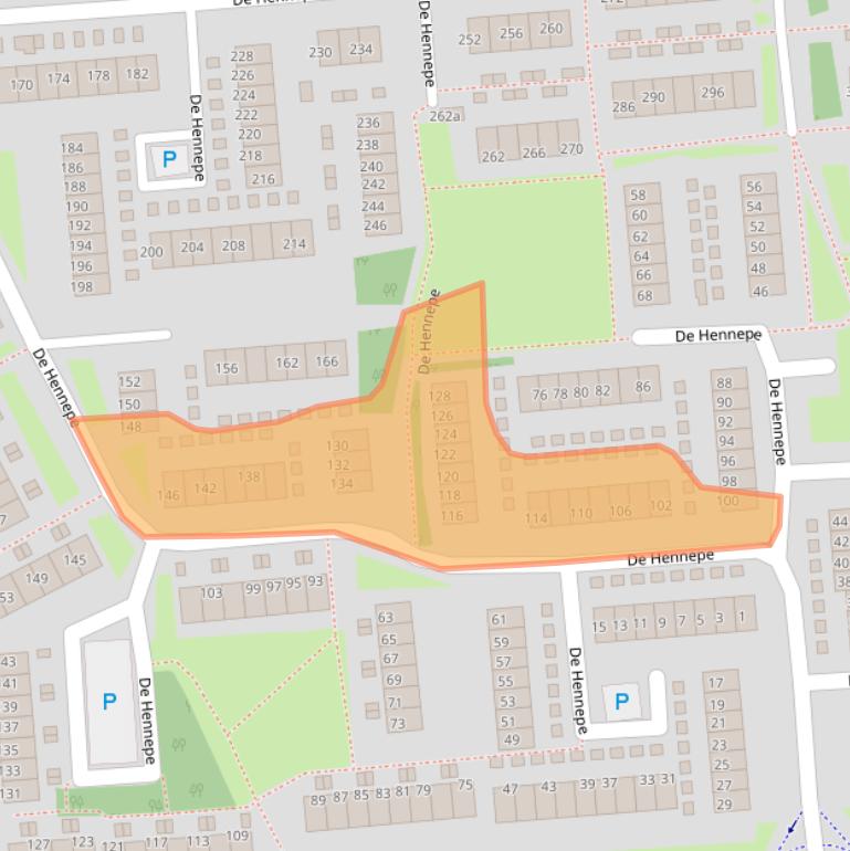 Kaart van postcodegebied 4003AH.