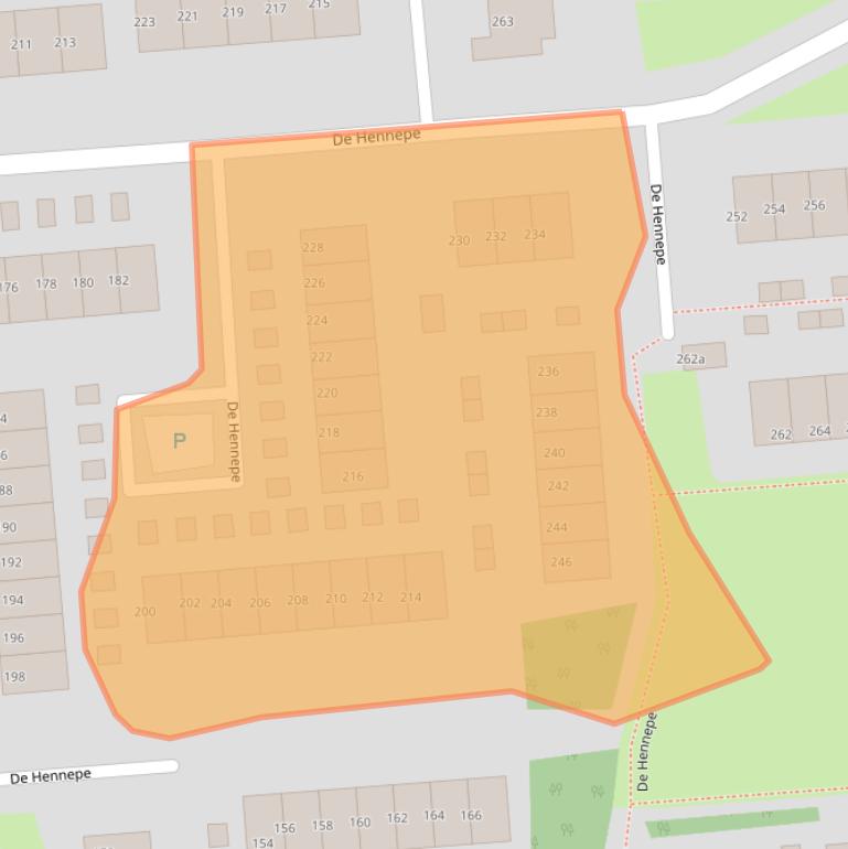 Kaart van postcodegebied 4003AK.