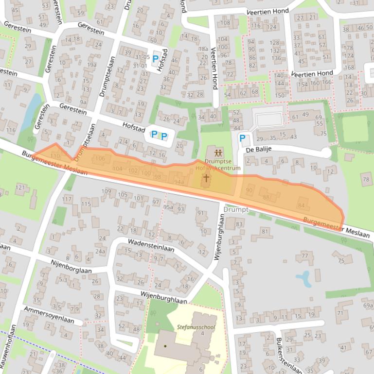 Kaart van postcodegebied 4003CD.