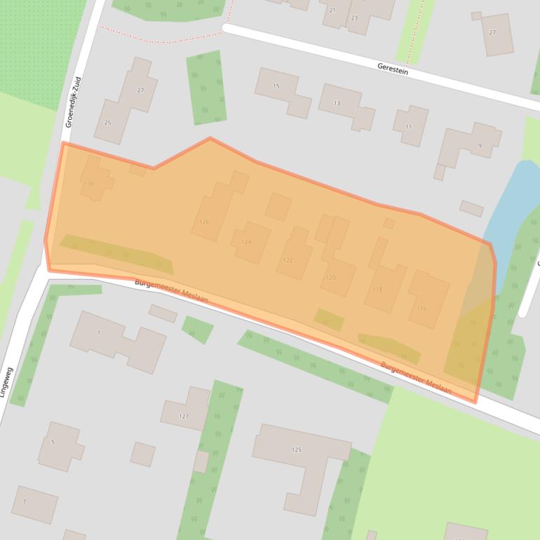 Kaart van postcodegebied 4003CE.