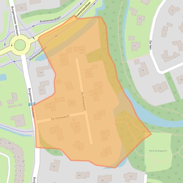 Kaart van postcodegebied 4003CK.