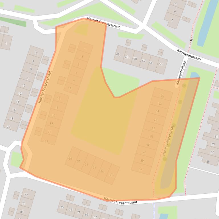 Kaart van postcodegebied 4003DG.