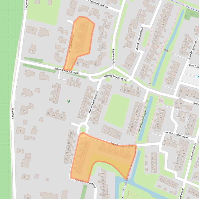 Kaart van postcodegebied 4003DH.