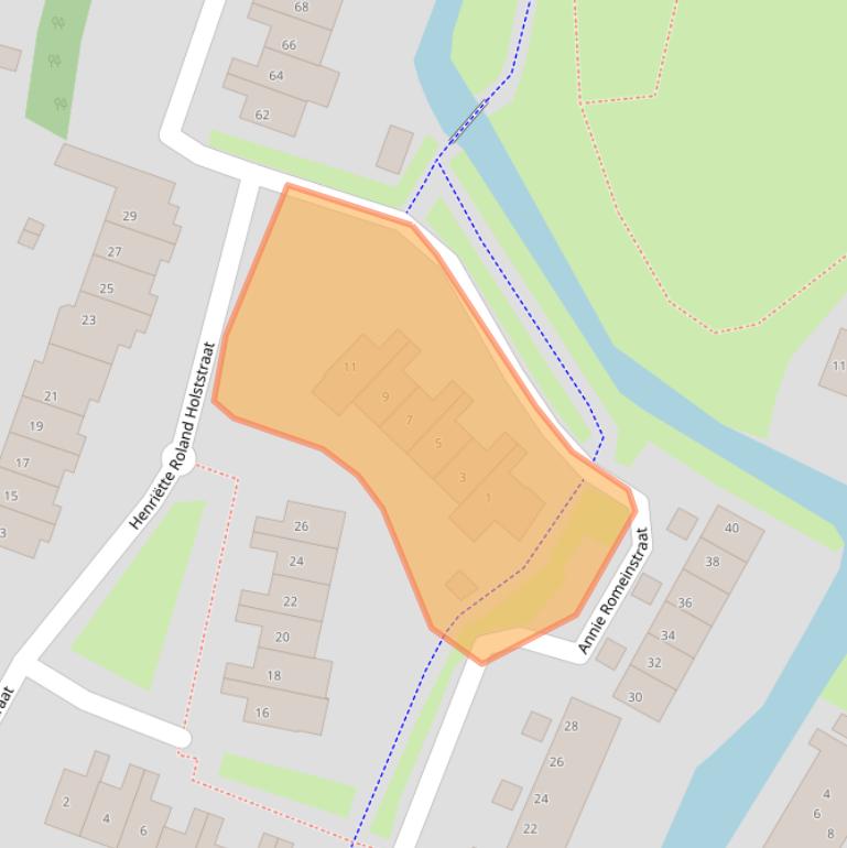 Kaart van postcodegebied 4003DK.