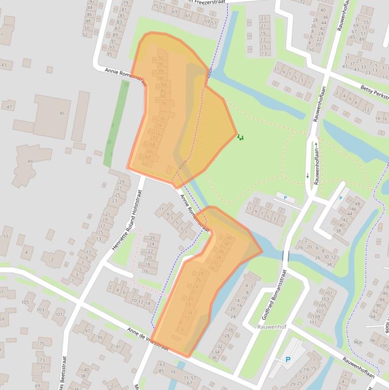Kaart van postcodegebied 4003DL.