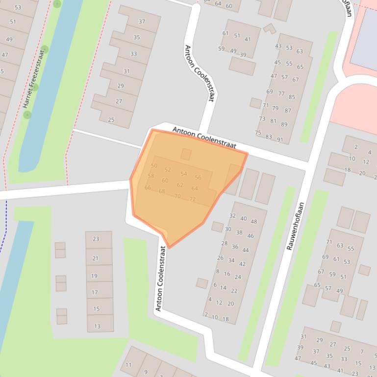 Kaart van postcodegebied 4003DN.