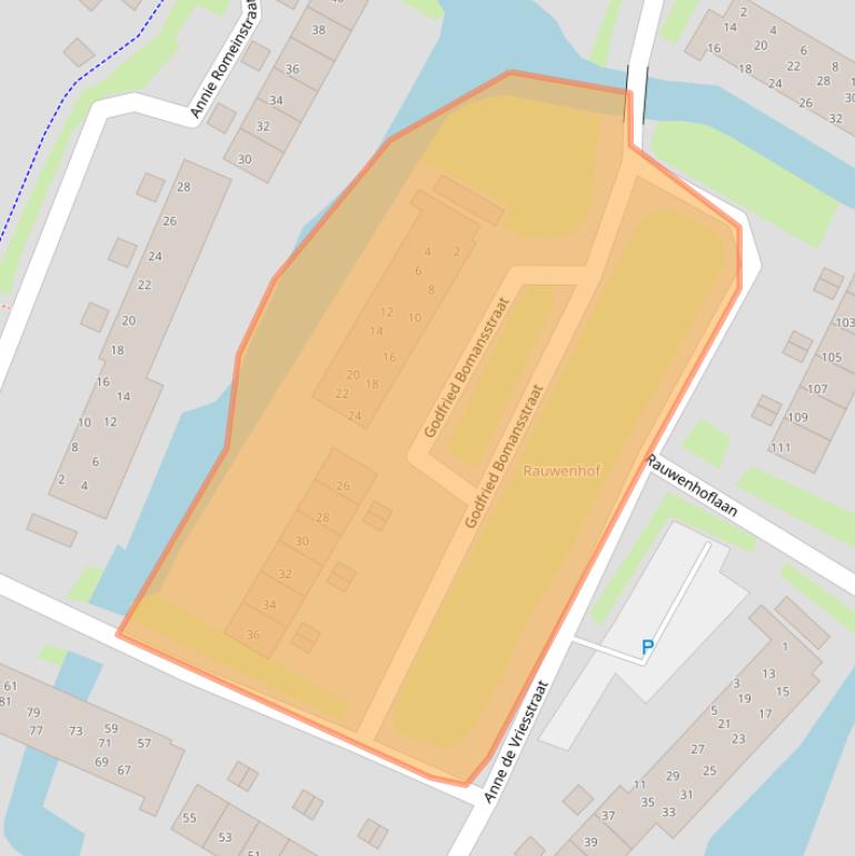 Kaart van postcodegebied 4003DV.