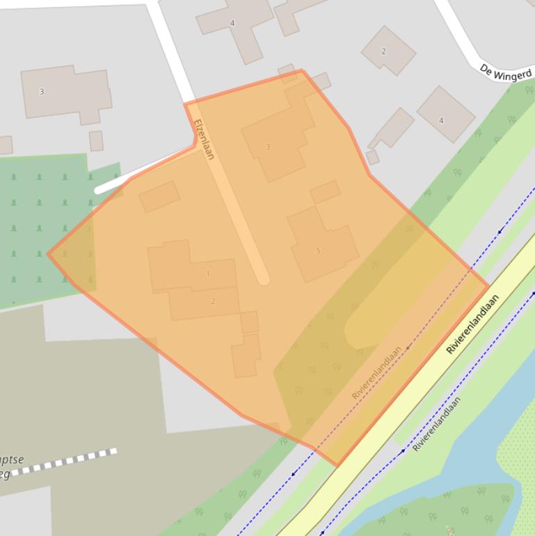 Kaart van postcodegebied 4003EE.