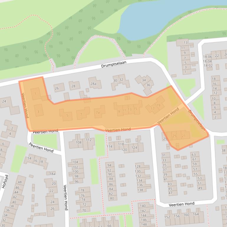 Kaart van postcodegebied 4003GH.