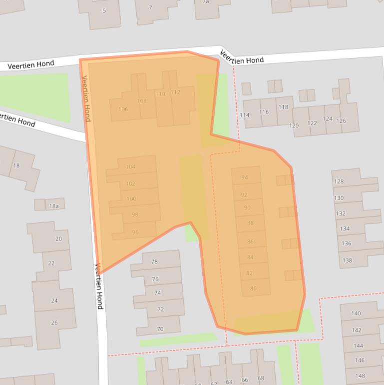 Kaart van postcodegebied 4003GM.