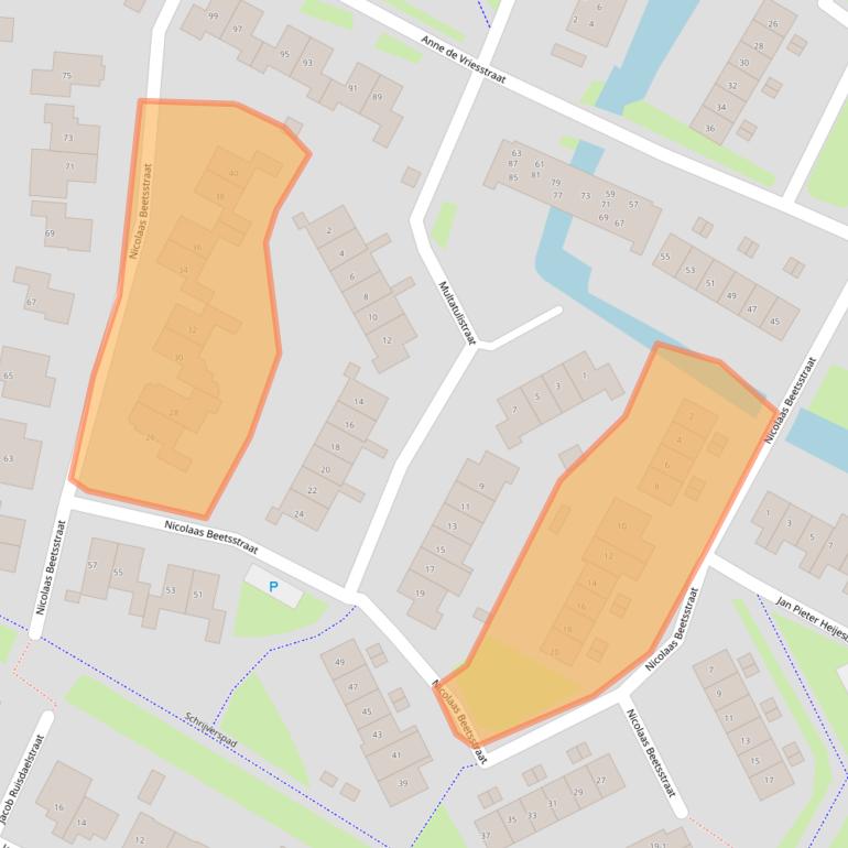 Kaart van postcodegebied 4003KB.