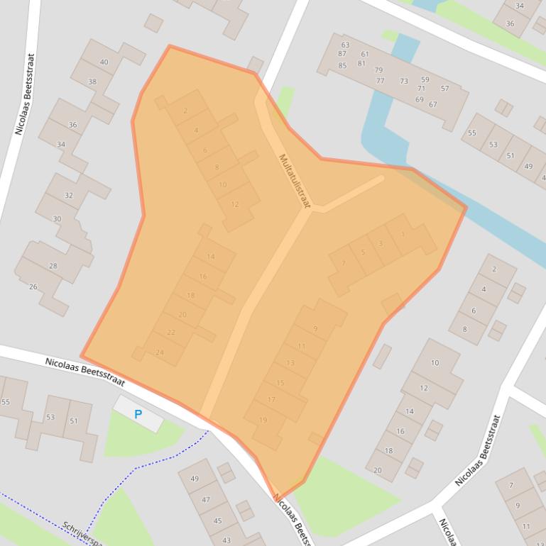 Kaart van postcodegebied 4003KC.