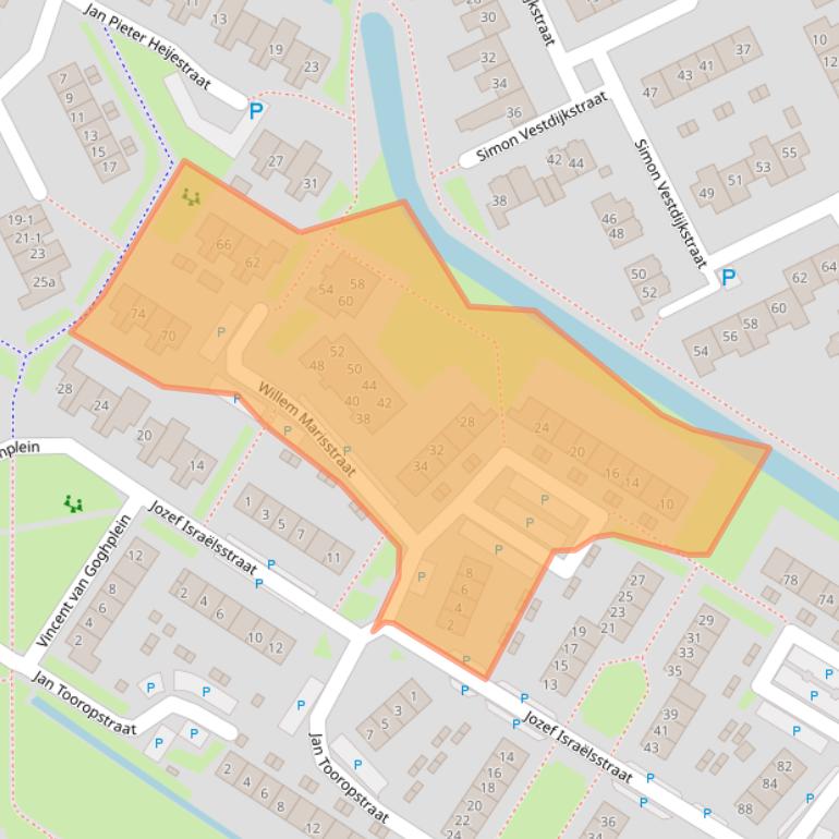 Kaart van postcodegebied 4003KP.