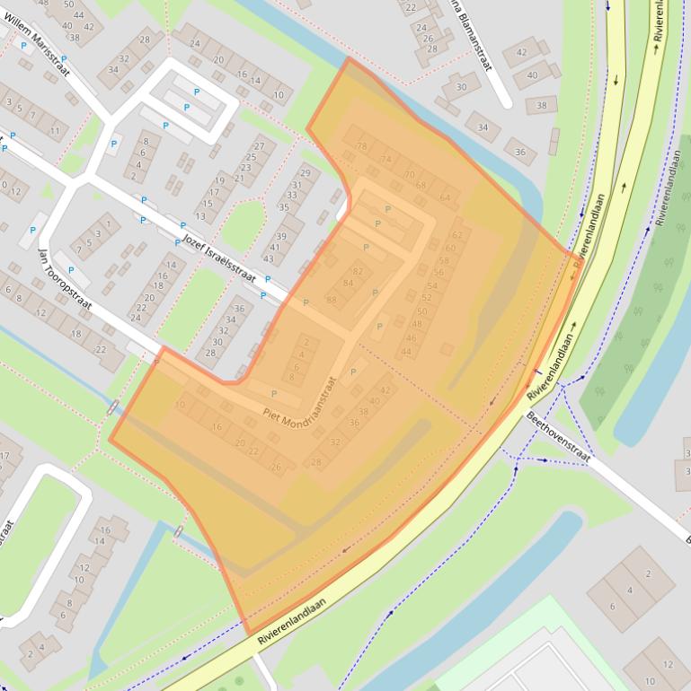 Kaart van postcodegebied 4003KS.