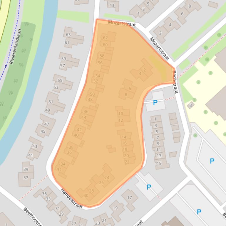 Kaart van postcodegebied 4003LB.