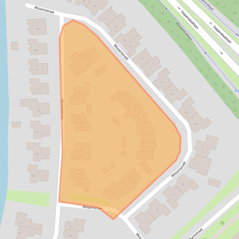 Kaart van postcodegebied 4003LC.